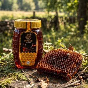 Small Bee Black Honey – Strong Farm Honey